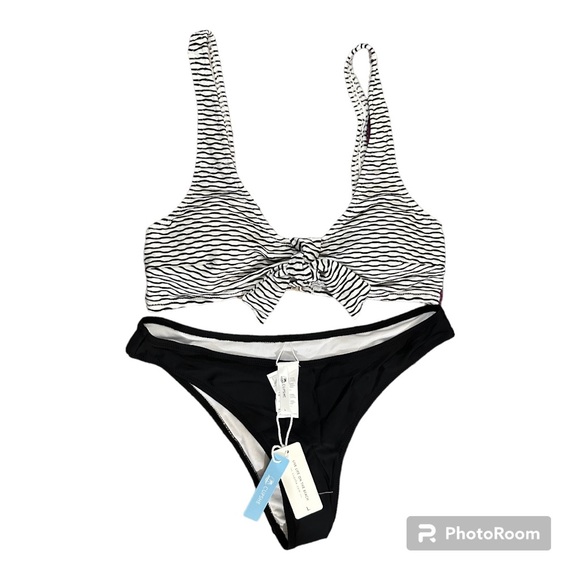 Cupshe Other - #101, CUPSHE Women's Bikini Swimsuit Front Lace Up Two Piece Bathing Suit